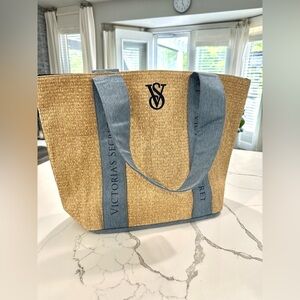 NWT Victoria’s Secret straw tote
